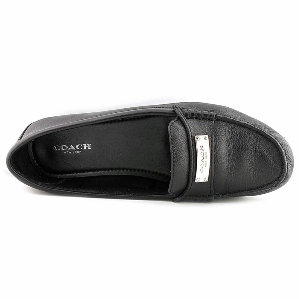 Coach Fredrica Black Loafers sz 8.5